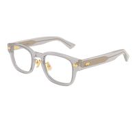 Bottega Veneta BV1404OA 008 Man Optical frames Acetate Grey Transparent Squared