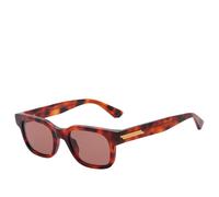 Bottega Veneta BV1411S Stretch Sunglasses Havana/Red
