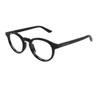Bottega Veneta BV1420O 001 Man Optical frames Acetate Black Transparent Round