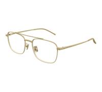 Bottega Veneta BV1425OA 001 Unisex Optical frames Titanium Bronze Transparent Squared
