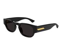 Bottega Veneta BV1460S 001 Man Sunglasses Acetate Black Grey Round