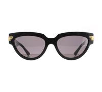 Bottega Veneta Cat Eye Womens Black Grey BV1035S - One Size