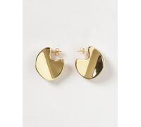 BOTTEGA VENETA Disc 18ct Gold-Plated Silver Drop Earrings - Size: OS - female