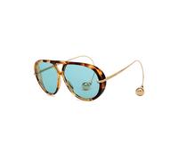 Bottega Veneta Drop Aviator-style Sunglasses - Brown Havana - One Size