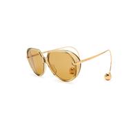 Bottega Veneta Drop Oversized Sunglasses - Yellow - One Size