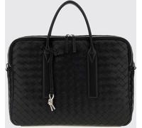 BOTTEGA VENETA Getaway Intrecciato Calfskin Briefcase with Knot Charm Detail