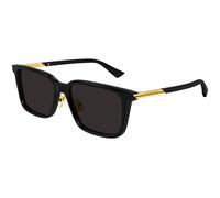 Bottega Veneta Man Bottega Veneta BV1374SK 005 Sunglasses Acetate Black Grey Squared
