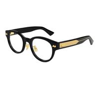 Bottega Veneta Man Bottega Veneta BV1405OA 001 Optical frames Acetate Black Transparent Round