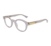 Bottega Veneta Man Bottega Veneta BV1413O 003 Optical frames Acetate Grey Transparent Round