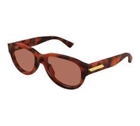 Bottega Veneta Man BV1410S 002 Sunglasses Acetate Havana Red Round