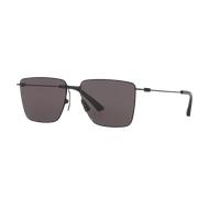 Bottega Veneta Womens Black 6j000422 Bv1267s Square-frame Metal Sunglasses