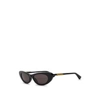 Bottega Veneta Narrow Cat-eye Sunglasses - Black - One Size