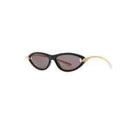 Bottega Veneta Narrow Cat-eye Sunglasses - Black - One Size