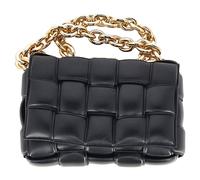 Bottega Veneta Women's Preloved Chain Cassette Bag in Black Leather