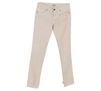 Bottega Veneta Women's Preloved Mid-Rise Straight-Leg Jeans in Beige Cotton | Size: 40