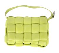 Bottega Veneta Preloved Padded Cassette Shoulder Bag In Pastel Green Lamb Leather
