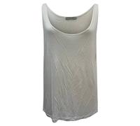 Bottega Veneta Preloved Tank Top In White Cotton In Ecru Ecru