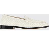 BOTTEGA VENETA Silenzio Intrecciato Lambskin Loafers - Size: 37 - female