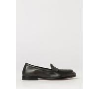 BOTTEGA VENETA Silenzio Intrecciato Leather Loafers with Low Heel - Size: 37½ - female