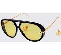 BOTTEGA VENETA Sunglasses Woman color Black - Size: 63 - female