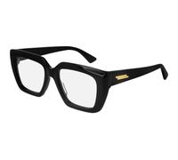 Bottega Veneta Woman Bottega Veneta BV1032O 001 Optical frames Acetate Black Transparent Squared