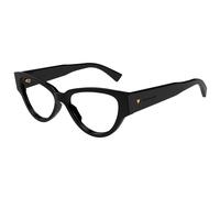 Bottega Veneta Woman Bottega Veneta BV1320O 001 Optical frames Acetate Black Transparent Cat Eye
