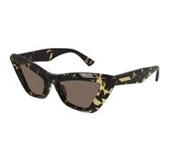 Bottega Veneta Woman BV1101S 002 Sunglasses Acetate Havana Brown Cat Eye