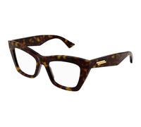 Bottega Veneta Woman BV1215O 002 Optical frames Acetate Havana Cat Eye