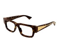 Bottega Veneta Woman BV1280O 002 Optical frames Acetate Havana Transparent Squared
