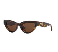 Bottega Veneta Woman Sunglass BV1249S - Frame color: Tortoise, Lens color: Brown
