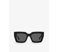 Bottega Veneta Womens Black Bv1212s Square-frame Acetate Sunglasses 5.2cm