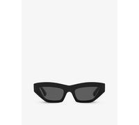 Bottega Veneta Womens Black Bv1219s Cat-eye Acetate Sunglasses 5.3cm