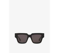 Bottega Veneta Womens Bottega Veneta Bv1276S Rectangular-Frame Acetate Sunglasses Black