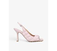 Bottega Veneta Womens Pink Padded Slingback Leather Courts Eur 38/5 Uk Women