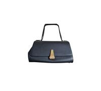 Bottega Veneta Women's Preloved The Angle Bag in Black Calfskin Leather