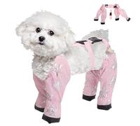 Bottes À Bretelles Pour Chiens, Leggings De Bottes Pour Chiens- Chaussons Respirants Pour Chien, Protection Des Pattes - Chaussure Pour Et Utes Sa Jour De D'hiv Auss