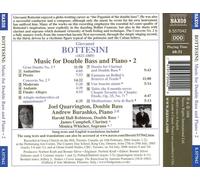 BOTTESINI: MUSIC FOR DOUBLE BASS AND PIANO, VOL. 2 NEW CD