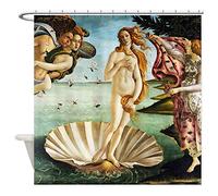 Botticelli Birth Venus - Decorative Fabric Shower Curtain (60"x72")