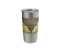 Botticelli Hell Map Divine Comedy Dante Gift Stainless Steel Insulated Tumbler