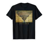 Botticelli Hell Map Divine Comedy Dante Gift T-Shirt