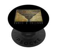Botticelli Hell Map The Divine Comedy Dante PopSockets Adhesive PopGrip