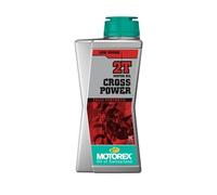 Bottle 1 Liter Oil Mixture Motorex Cross Power 2T Full Synthetic