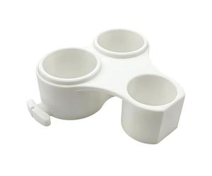 Bottle and Hose Holder for Breast Pump, Secure Stable Base, 14.7x5.1cm, Organize and Simplify Your Pumping Jour-ney, Breast Pumps, Space Saving Design, for Home Office Travel Hospital