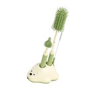 Bottle and Nipple Brush Set 4PCS Silicone Bottle Cleaner Tool Space Saving for Hard to Reach Areas Silicone Straw Cleaning Brush