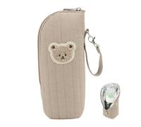 Bottle Bag, Insulated Baby Bottle Bag, Temp Control Portable Baby Carrier with Cute Bear Design for Stroller, Travel, and Daycare