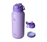 Bottle Bottle 32oz Insulated Stainless Steel Sport Water Bottle with Straw Dual-use Lid Design for Gym with Pill Box