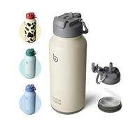BOTTLE BOTTLE Insulated Water Bottle 950ml Stainless Steel with Straw and Pill Box