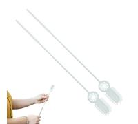 Bottle Brush - Cleaning Brush | Pacifier Brush | 2 x Water Bottle Straw Cleaning Brush, Straw Cleaner Brush, Straw Cleaning Tool, Water Bottle Straw Cleaning Brush for Double Cleaning Power