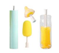 Bottle Brush - Electric Bottle Washer, Bottle Scrubber Brush | Detachable Design Smart Cup Cleaning Brush Strong Power, One-Button Start For Glass Bottle, Cup, Mag(green)(1.38x2.17x14.17 Inches)