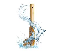 Bottle Brush, Long Handle Cup Scrubber, 11.22-Inch Cleaner with High-Density Bristles, Professional Glassware Tool, Kitchen Scrubber with Modern Style, Cleaning Gear for Wine Glass and Vase